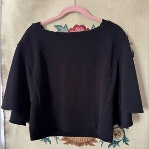 Eri + Ali black crop top